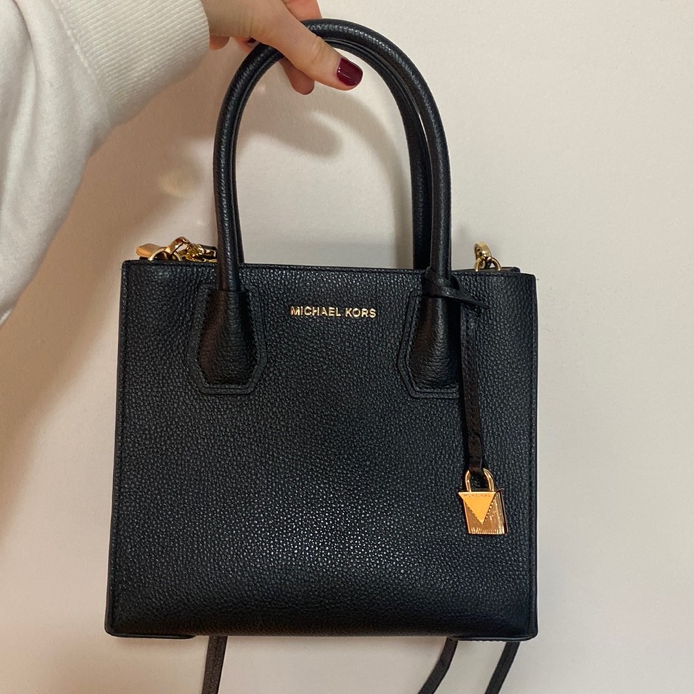Michael Kors Mercer pebbled leather crossbody